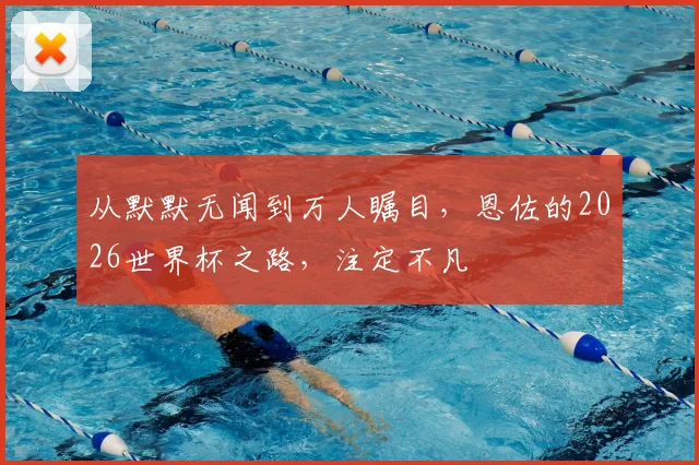 从默默无闻到万人瞩目,恩佐的2026世界杯之路,注定不凡