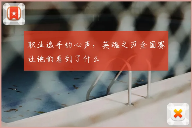 职业选手的心声,英魂之刃全国赛让他们看到了什么
